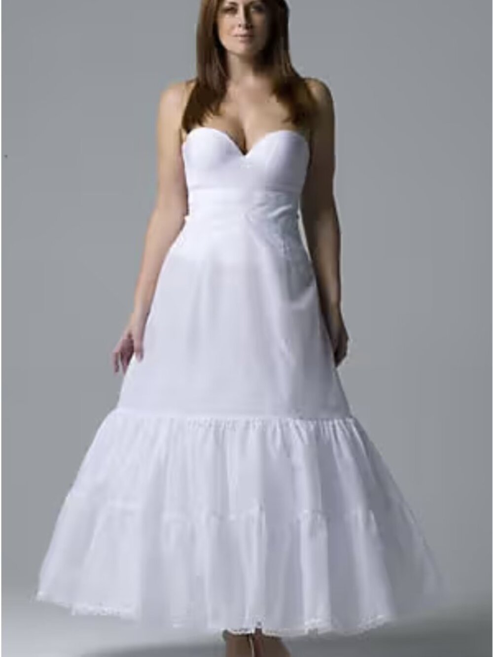NWT David's Bridal 2-Tier Fit & Flare Wedding Dress Slip Petticoat (size 10)
